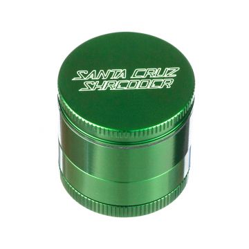 Santa Cruz Shredder - Mini Aluminum Herb Grinder - 4-part - Green