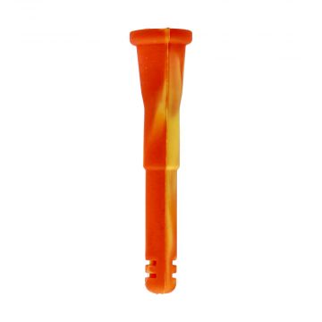 Silicone Slitted Diffuser Downstem | 10 cm | Fire