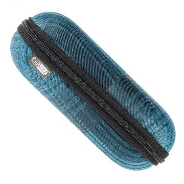 Capsule Smell Proof Padded Hard Case | Blue - Closed 