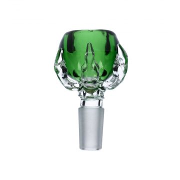 Glass Claw Bowl | Male Joint | Green | 14.5mm