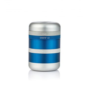 GR8TR Solid 4-Part Body Herb Grinder | 3.25 Inch | Blue