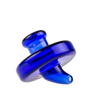 Glass Disc Carb Cap | Blue 