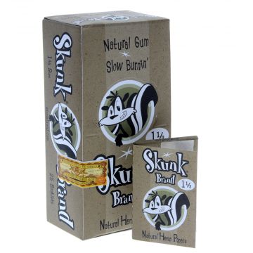 Skunk - 1 1/2 Hemp Rolling Papers - Box of 25 Packs 