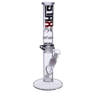 Grav Labs STAX Complete Bong Kit - Flare Foot Base with Standard Mouthpiece - Red