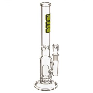 Syn Glass – Mini Airstrike Glass Perc Bong – Yellow Label