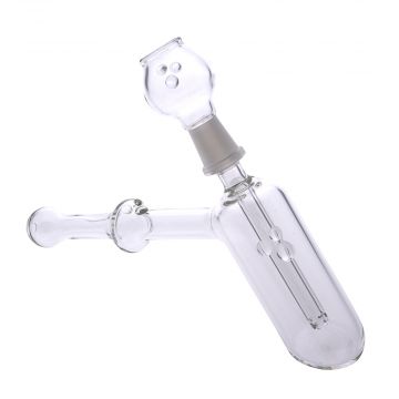 Glass Hammer Vapor Bubbler with Marbles & Maria - 14.5mm