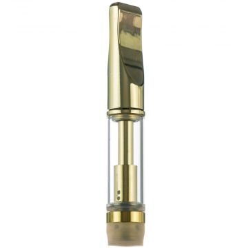 The Kind Pen Metal & Glass Wick Vape Cartridge | Gold | side view 1
