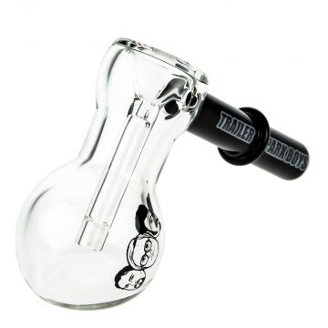 Trailer Park Boys Handheld Bubbler with Slitted Diffuser | Black - Side View 1