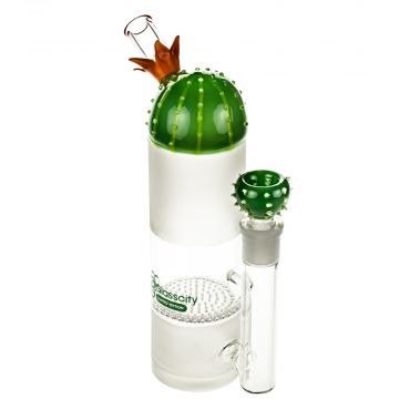 Glasscity Limited Edition Straight Cactus Bong with HoneyComb Perc