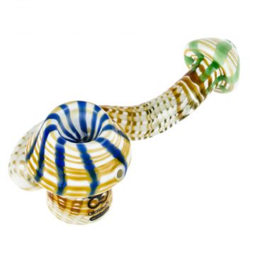 Glasscity Limited Edition Mushroom Hand Pipe with Canes