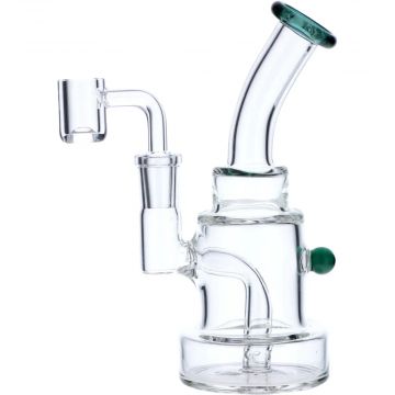 Bent Neck Mini Dab Rig | Side view 1