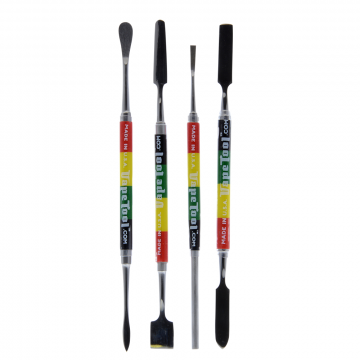 Vape Tool - Concentrate Pro Tools SE 4-pack Kit - Rasta Color