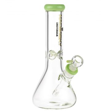 Kadinsky Amsterdam Glass Beaker Base Ice Bong | 7mm | Slyme Green - Side View 1