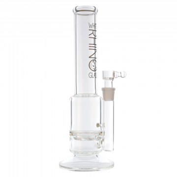 White Rhino Female Stemless Turbine Disc Perc Bong | 5mm - Side view 1