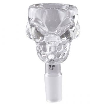 WS Glass Skull Bowl - Clear