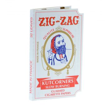 Zig Zag White - Cut Corner Single Wide Rolling Papers - Single Pack