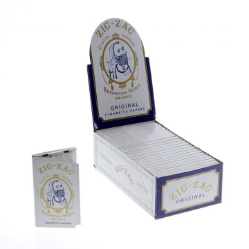 Zig Zag White - Single Wide Rolling Papers - Box of 24 Packs