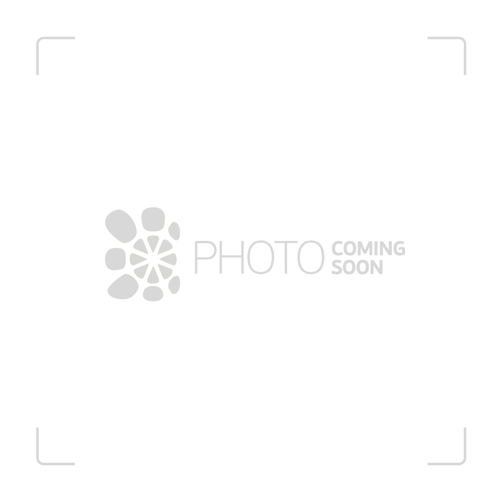 Famous Design Floral Lush Crystal Hand Pipe | Teal main product photo