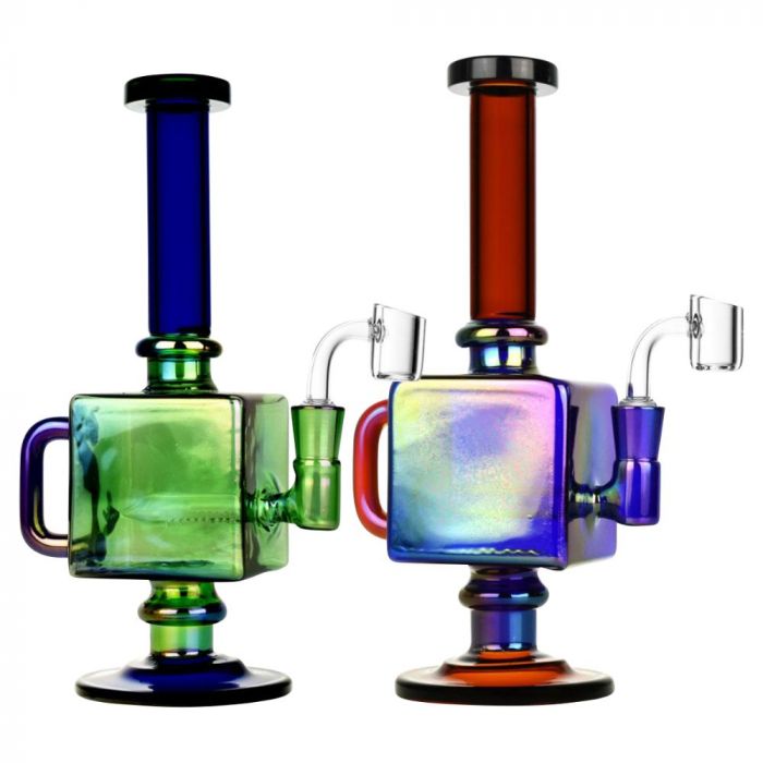 Iridescent Teapot Cube Inline Rig main product photo