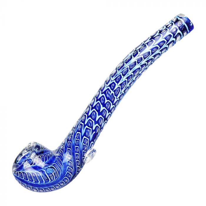 Serpent Scales Double Glass Long Sherlock Pipe main product photo