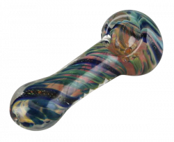 Spiral Fumed Dicro Glass Hand Pipe