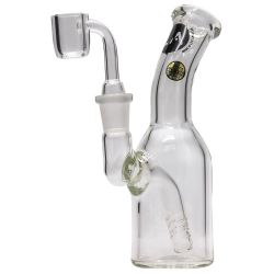 LA Pipes Mini Bent Neck Dab Rig | Side View 1