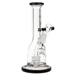 Cheech & Chong Jade East Vapor Bubbler | 7.25 Inch | Black - Side View 1