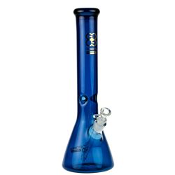 Glasscity Limited Edition Beaker Ice Bong | Cobalt Blue - Side View 1 