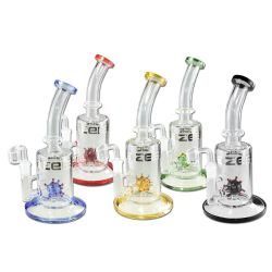 Blaze Glass Virus Ball Dab Rig | 9.5 Inch | Various Colors