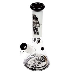 Grace Glass Cheech & Chong Beaker Base Bong | Blue | side view 1