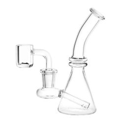 Glass Beaker Base Dab Rig with Bent Neck | 5 Inch