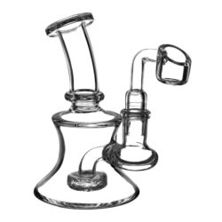 Simple Scientific Mini Glass Oil Dab Rig with Banger