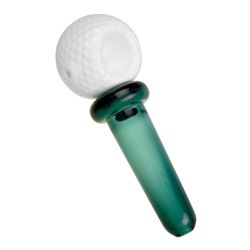 Golf Ball & Tee Glass Hand Pipe