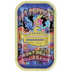 Famous Brandz Fab4 Yellow Submarine Rolling Tray | Medium - Top View 