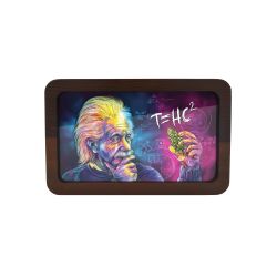 V Syndicate 3D High Def Wood Rolling Tray | Medium | T=HC2 Einstein