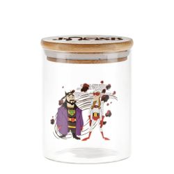 Jay and Silent Bob Glass Stash Jar | Bluntman and Chronic | Large