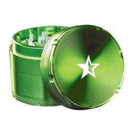 Famous X 4-Part Aluminum Herb Grinder | 50 mm | Green