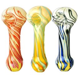 Gilbert Worked Swirl Spoon Pipe
