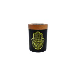 V Syndicate SmartStash Jar | Small | Hamsa Yellow