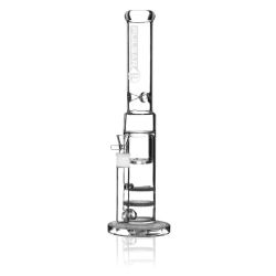 Pulsar Glass Straight Honeycomb Turbine Perc Ice Bong | 17 Inch