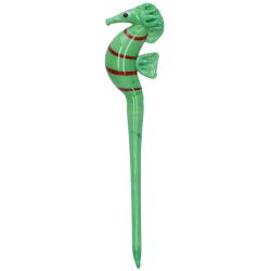 Sea Horse Glass Dab Tool | Green