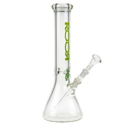 ROOR Little Sista Beaker Ice Bong 7.0mm Green logo | 35cm | 14.5mm - Side View 1