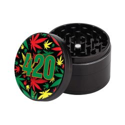 V Syndicate 4-Piece SharpShred Grinder | 63mm | 420 Rasta
