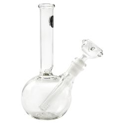 LA Pipes Simply Guy 8" Bubble Base Ice Bong | Side view 1