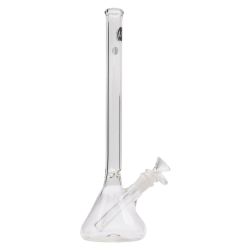 LA Pipes Scientific Beaker Base Ice Bong | 14 Inch | Side view 1