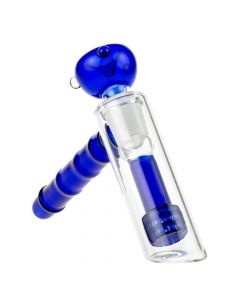 Glasscity Glass Handheld Bubbler with Drum Perc | Blue